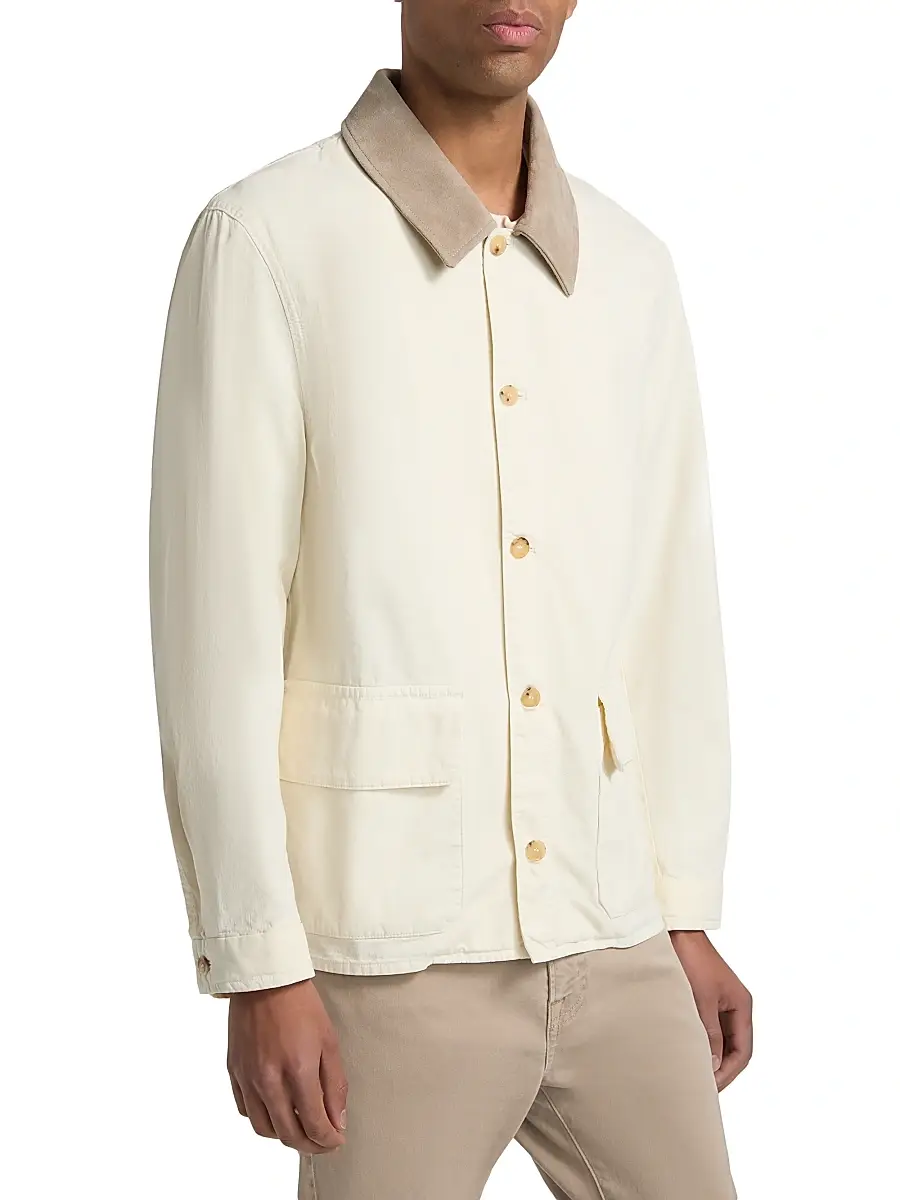 Frame Men's Canvas Barn Jacket | Thumbnail 4 Frame Men's Canvas Barn Jacket | Thumbnail 4