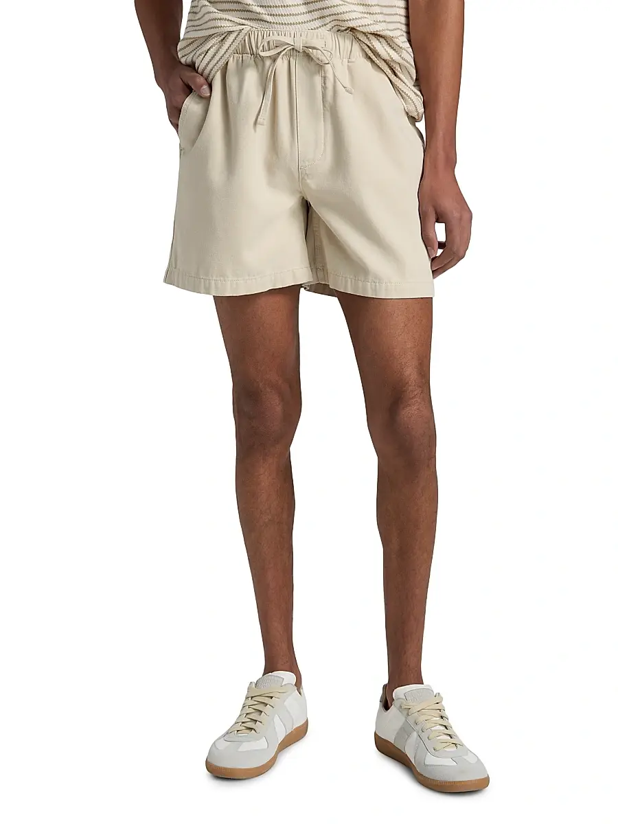 Frame Men's Cotton Canvas Drawstring Shorts | Thumbnail 3 Frame Men's Cotton Canvas Drawstring Shorts | Thumbnail 3