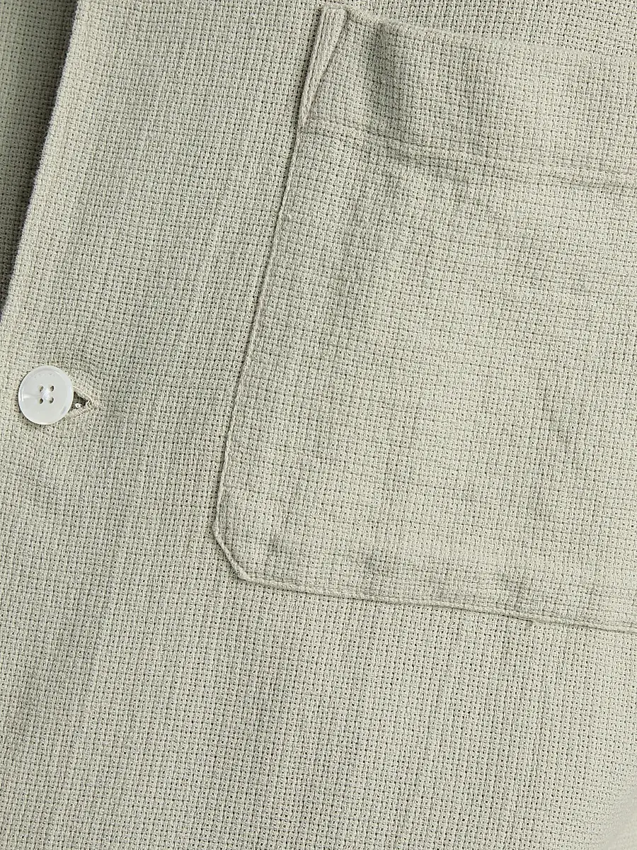 Frame Men's Open Weave Short-Sleeve Shirt | Thumbnail 7 Frame Men's Open Weave Short-Sleeve Shirt | Thumbnail 7