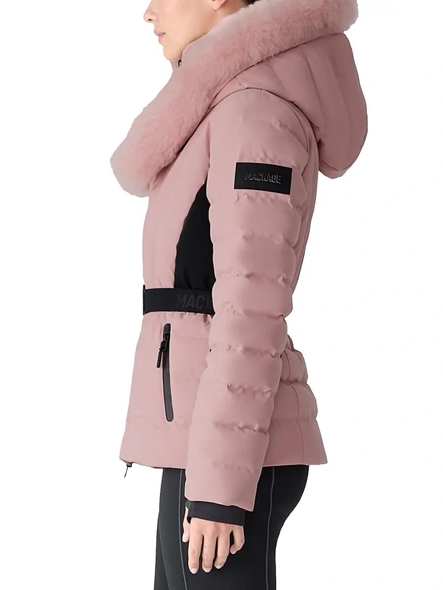 Mackage Women's Elita Belted Down Ski Jacket | Thumbnail 3 Mackage Women's Elita Belted Down Ski Jacket | Thumbnail 3