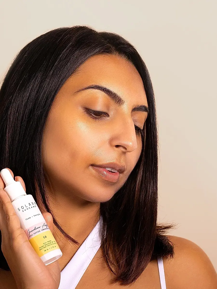 Solara Suncare Women's Luxe Guardian Angel Super Peptide Sunscreen Milk | Thumbnail 4