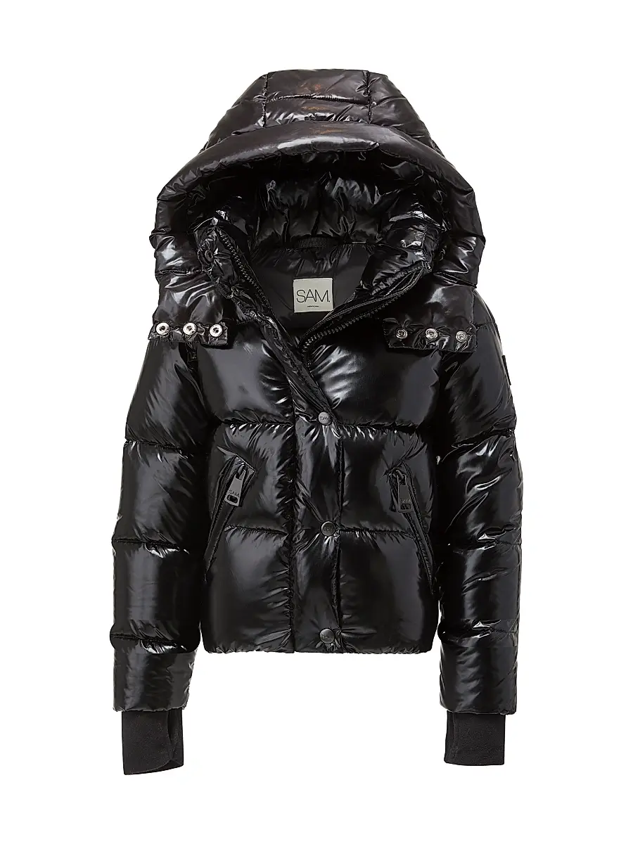 Sam. SAM. Girl's Little Girl's & Girl's Elsa Glossy Down Puffer Jacket | Thumbnail 2 Sam. SAM. Girl's Little Girl's & Girl's Elsa Glossy Down Puffer Jacket | Thumbnail 2