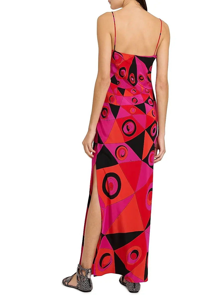 PUCCI Women's L'Alba Printed Crepe de Chine Silk Maxi Dress | Thumbnail 5 PUCCI Women's L'Alba Printed Crepe de Chine Silk Maxi Dress | Thumbnail 5