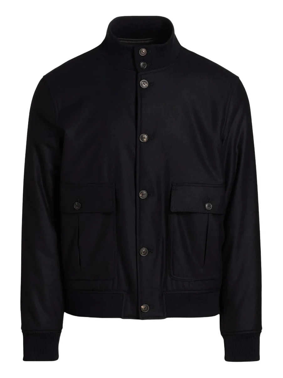 Men's Wool Bomber Jacket Men's Wool Bomber Jacket