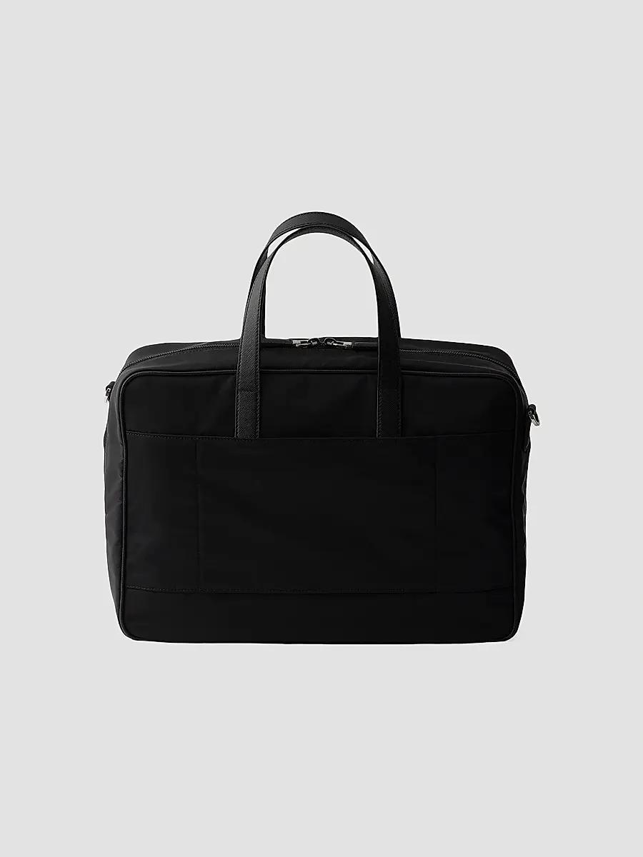 Prada Men's Re-Nylon and Saffiano Leather Work Bag | Thumbnail 5 Prada Men's Re-Nylon and Saffiano Leather Work Bag | Thumbnail 5