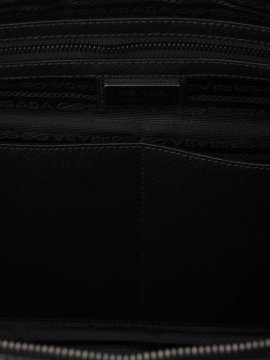 Prada Men's Re-Nylon and Saffiano Leather Work Bag | Thumbnail 6 Prada Men's Re-Nylon and Saffiano Leather Work Bag | Thumbnail 6