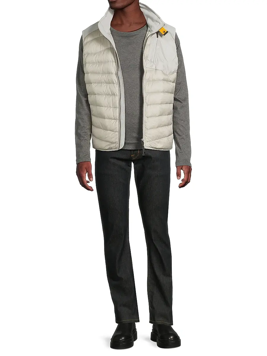 Parajumpers Men's Zavier Stand-Collar Slim-Fit Puffer Vest | Thumbnail 2