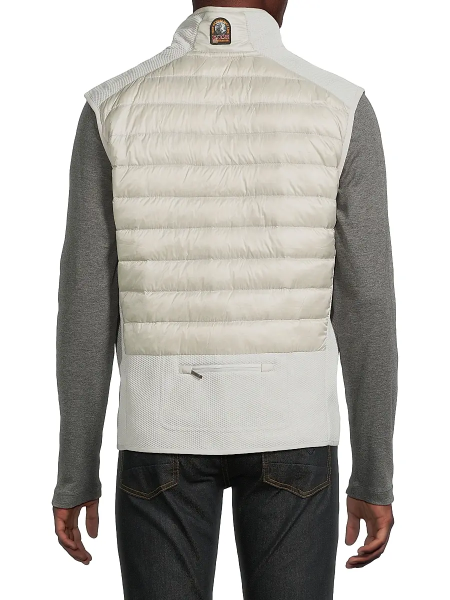 Parajumpers Men's Zavier Stand-Collar Slim-Fit Puffer Vest | Thumbnail 5