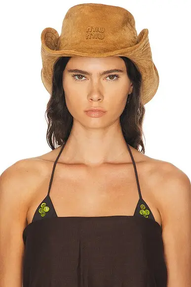Miu Miu Cowboy Hat | Thumbnail 2 Miu Miu Cowboy Hat | Thumbnail 2