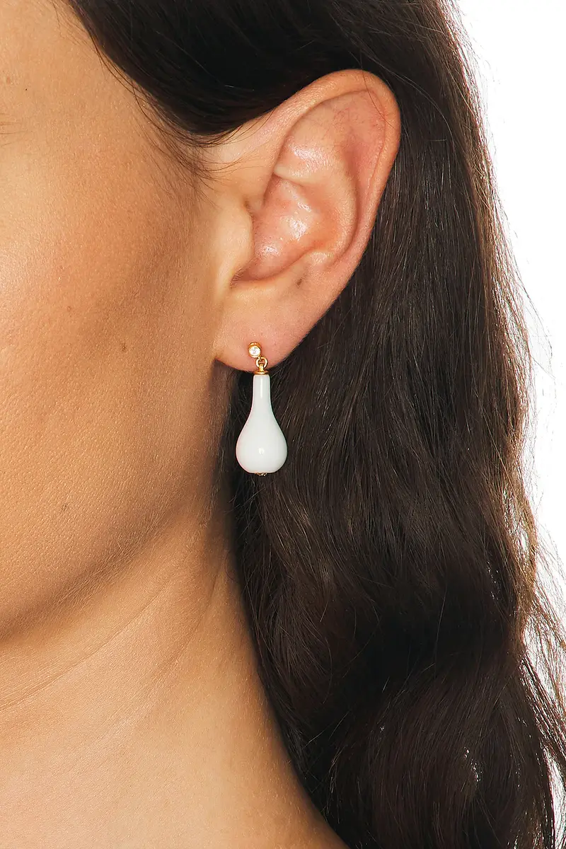 TOTEME Crystal Drop Earrings | Thumbnail 5