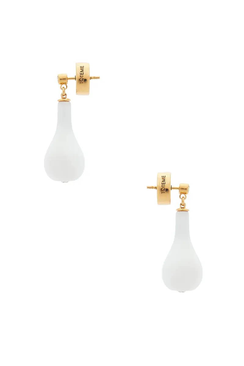 TOTEME Crystal Drop Earrings | Thumbnail 6