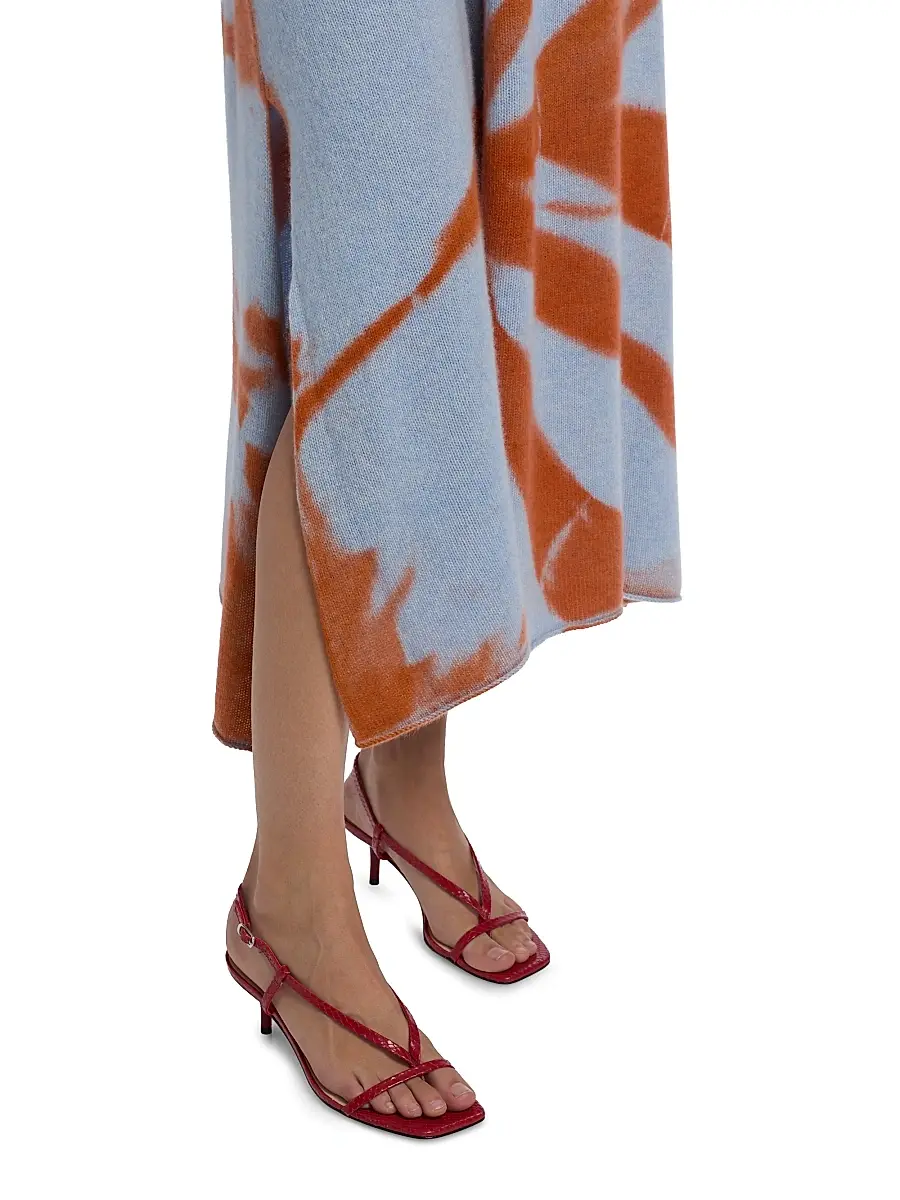 The Elder Statesman Women's Mythic Dyed Cashmere Midi-Skirt | Thumbnail 6 The Elder Statesman Women's Mythic Dyed Cashmere Midi-Skirt | Thumbnail 6