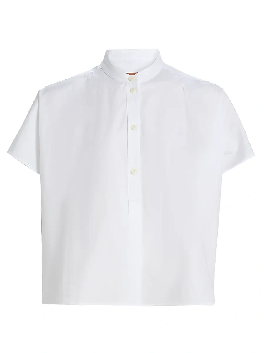 Jamie Haller Women's The Amalfi Cotton Shirt - White - Size Small | Image 1 Jamie Haller Women's The Amalfi Cotton Shirt - White - Size Small | Image 1