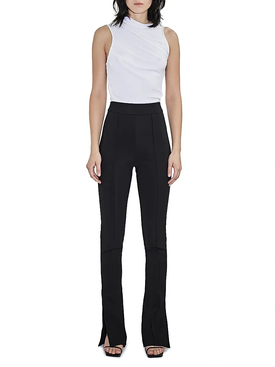 Et Ochs Women's Isaiah Slit Flare Pants | Thumbnail 2