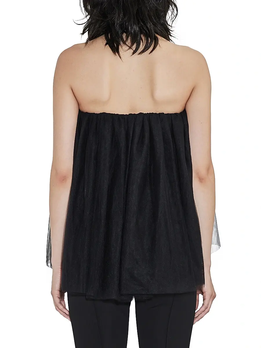 Et Ochs Women's Palmer Tulle Scrunchie Top | Thumbnail 4 Et Ochs Women's Palmer Tulle Scrunchie Top | Thumbnail 4