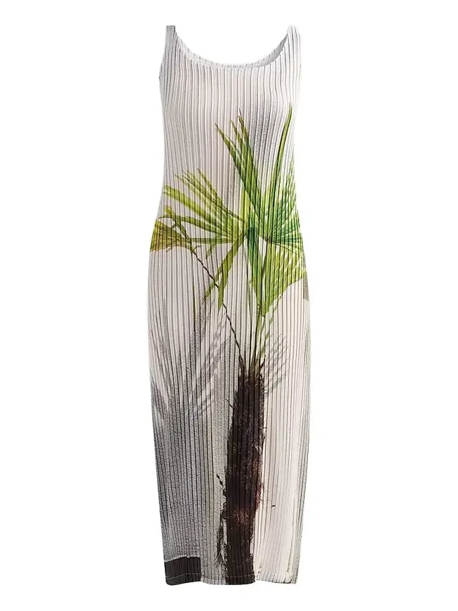 Women's Urban Jungle Pleats Midi-Dress Women's Urban Jungle Pleats Midi-Dress
