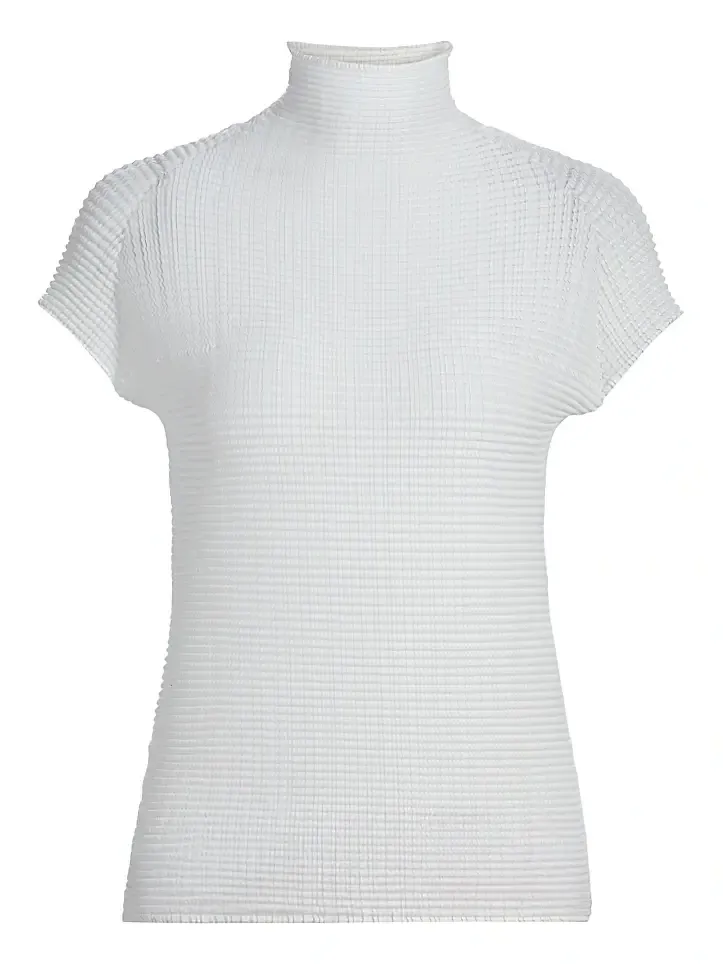 Issey Miyake Women's Wooly Pleats Top