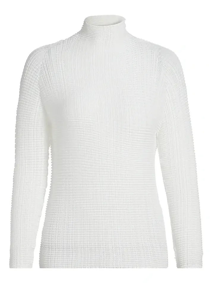 Women's Grid Pleat Top Women's Grid Pleat Top