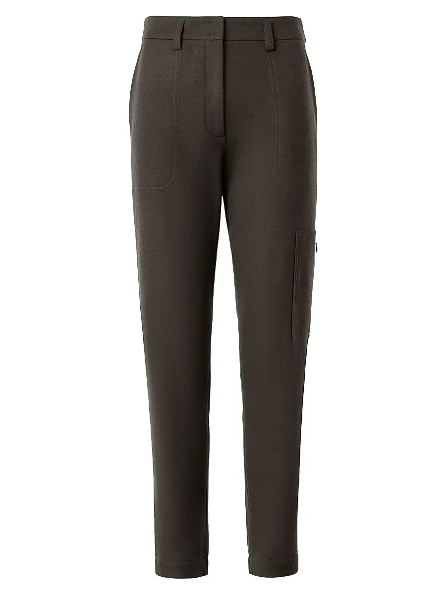 Akris punto Women's Milla Wool Cargo Pants