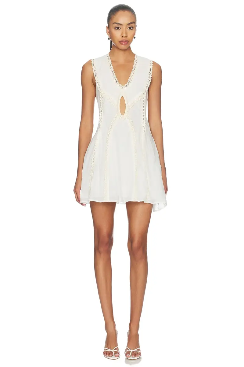 KETTEL ATELIER Lace Cotton Dress