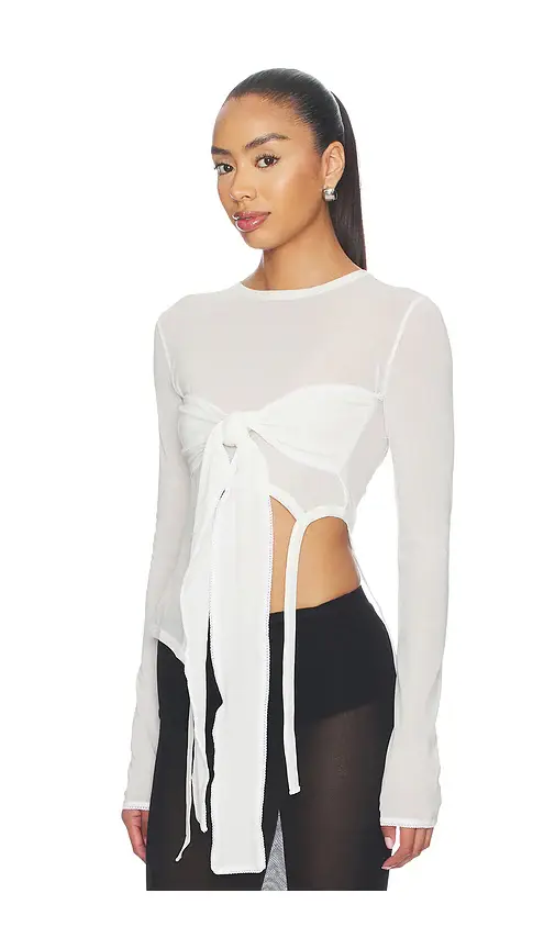 KETTEL ATELIER Lena Knit Tie Top | Thumbnail 3