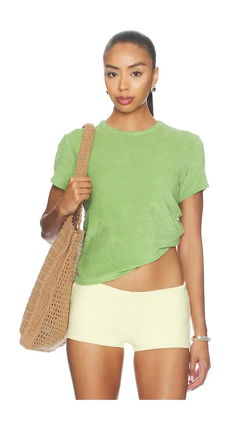 Frame The Terry Baby Tee | Image 1 Frame The Terry Baby Tee | Image 1