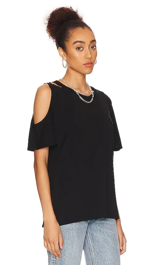 Michael Lauren Verdugo Crew Neck Tee with Cutout | Thumbnail 2 Michael Lauren Verdugo Crew Neck Tee with Cutout | Thumbnail 2