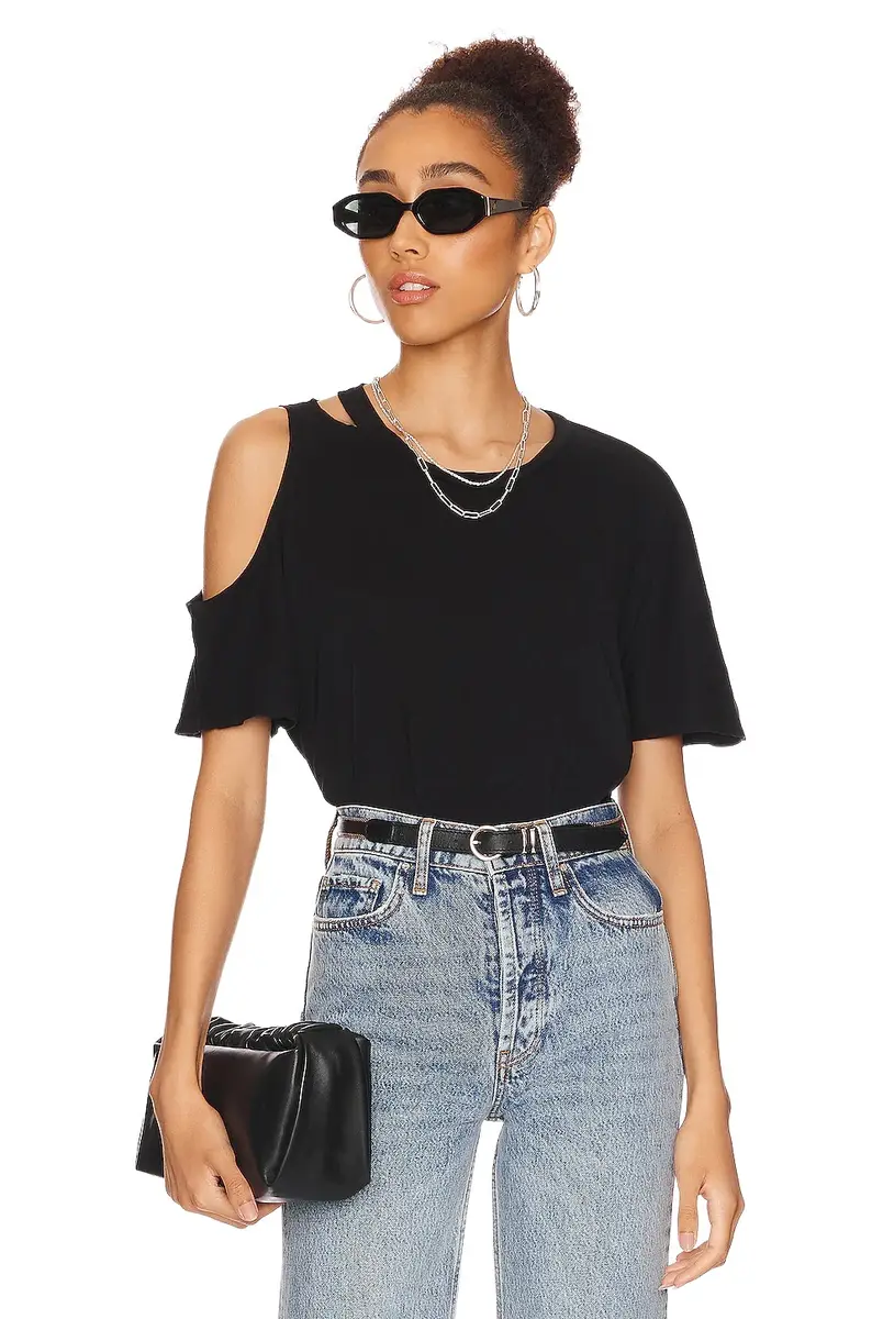 Verdugo Crew Neck Tee with Cutout Verdugo Crew Neck Tee with Cutout