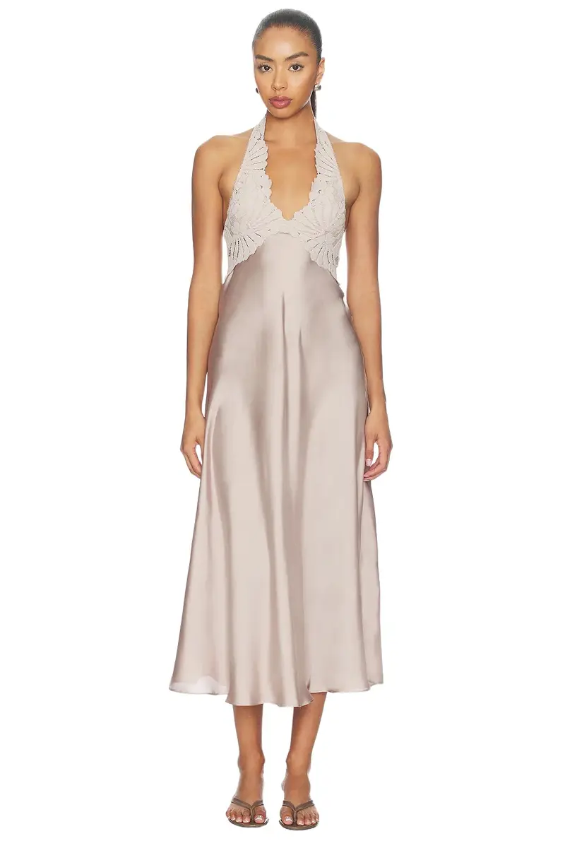 x REVOLVE Might Be Something Satin Slip Dress