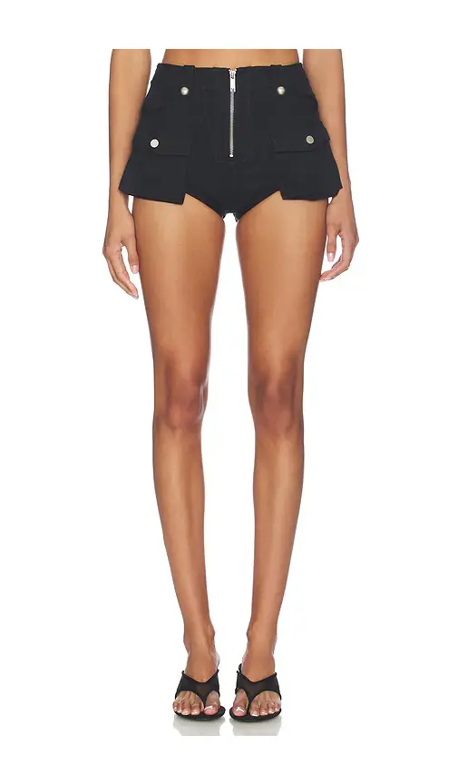 Markgong Cargo Fringe Micro Short | Image 1 Markgong Cargo Fringe Micro Short | Image 1