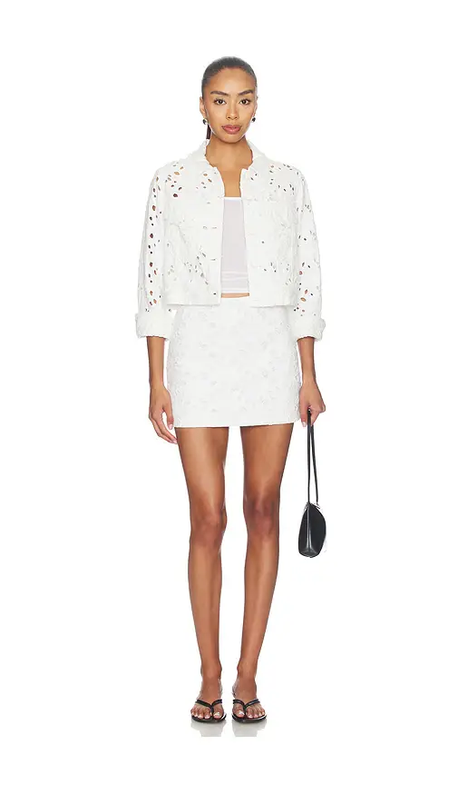 Alice + Olivia Alice + Olivia Chloe Boxy Cropped Jacket | Thumbnail 5 Alice + Olivia Alice + Olivia Chloe Boxy Cropped Jacket | Thumbnail 5