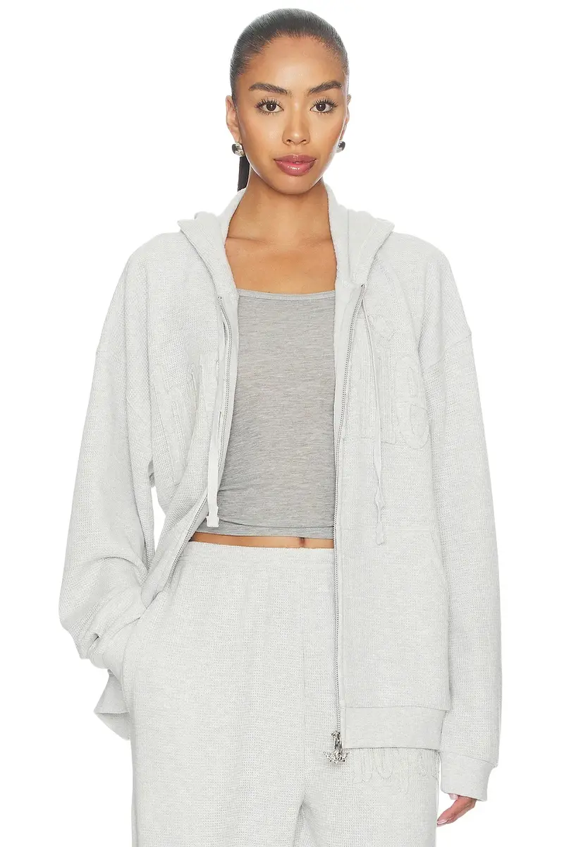 Boys Lie No Grey Area Thermal Harley Zip Up