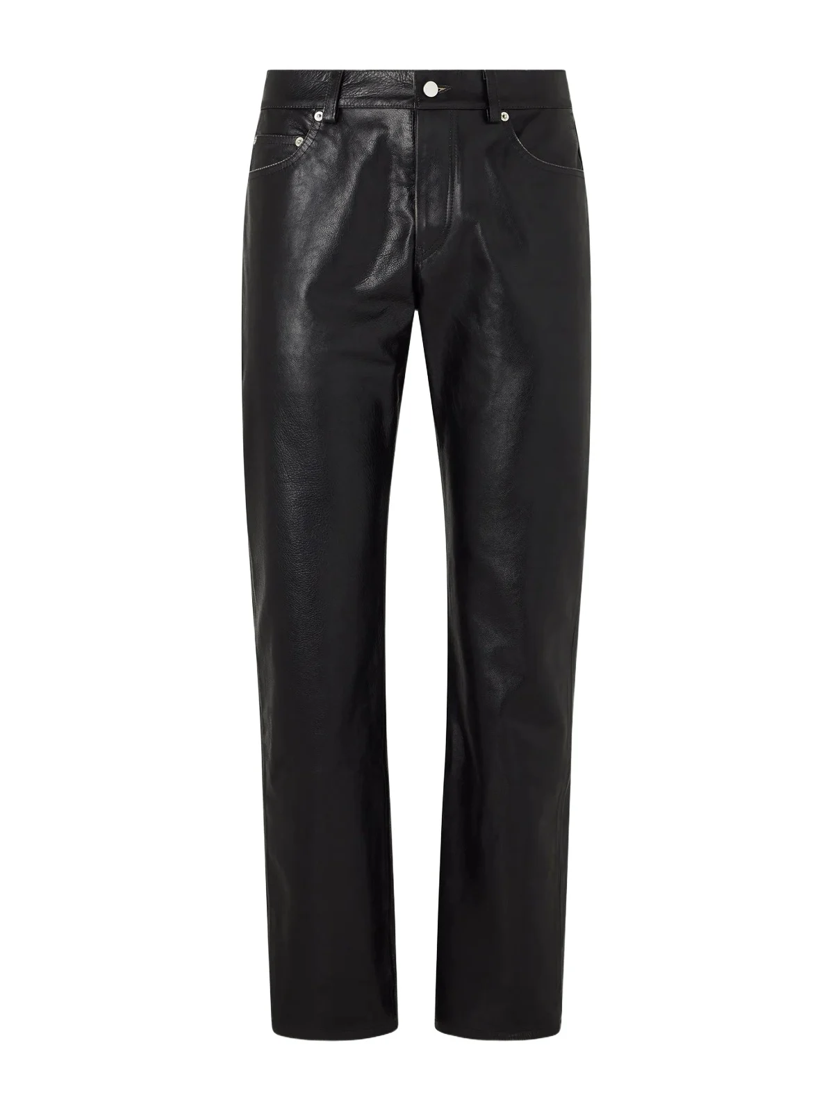 Tommy Tonsil Straight-Leg Leather Trousers - Men Tommy Tonsil Straight-Leg Leather Trousers - Men