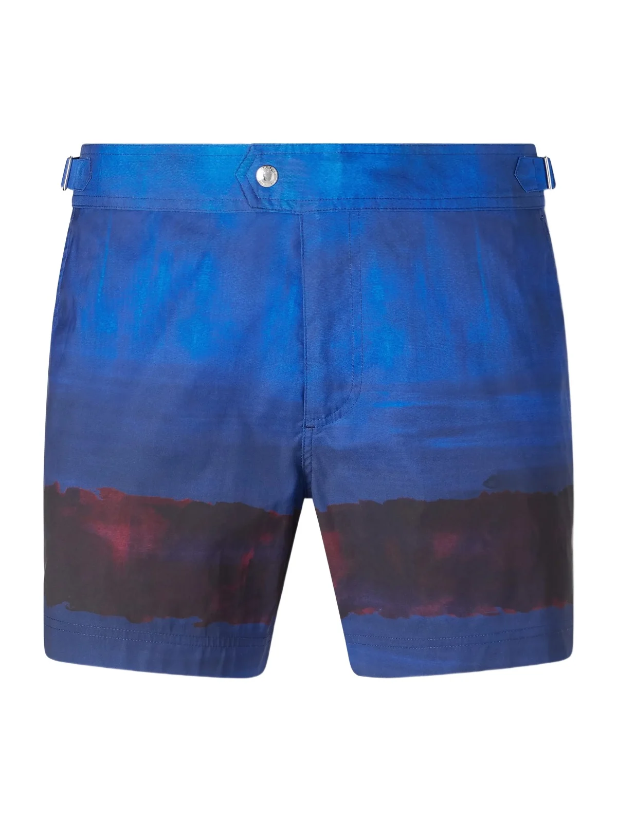 Straight-Leg Mid-Length Dégradé Swim Shorts - Men Straight-Leg Mid-Length Dégradé Swim Shorts - Men