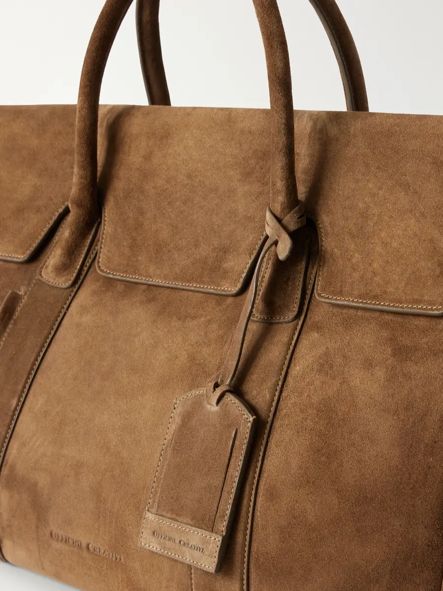 Officine Creative Bostonian 001 Suede Weekend Bag - Men | Thumbnail 5