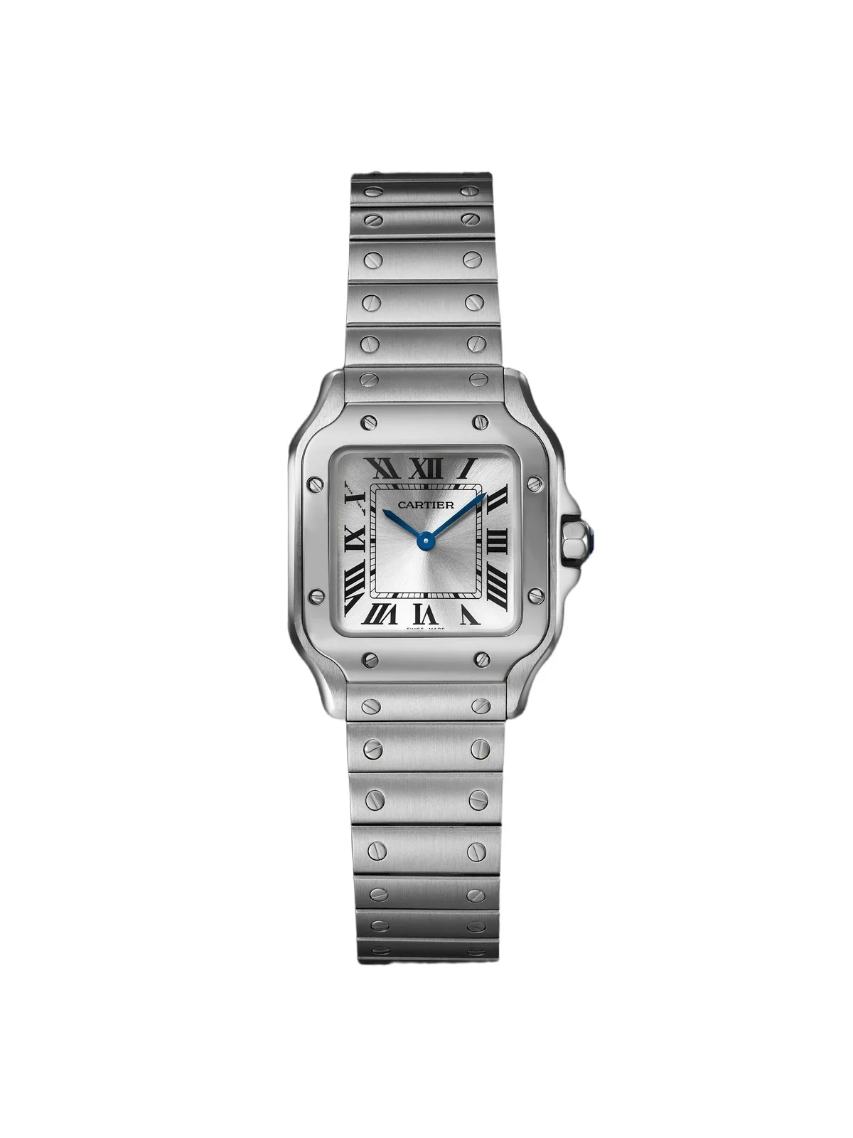 Cartier Santos de Small Stainless Steel Interchangeable Watch, Ref. WSSA0082 - Men
