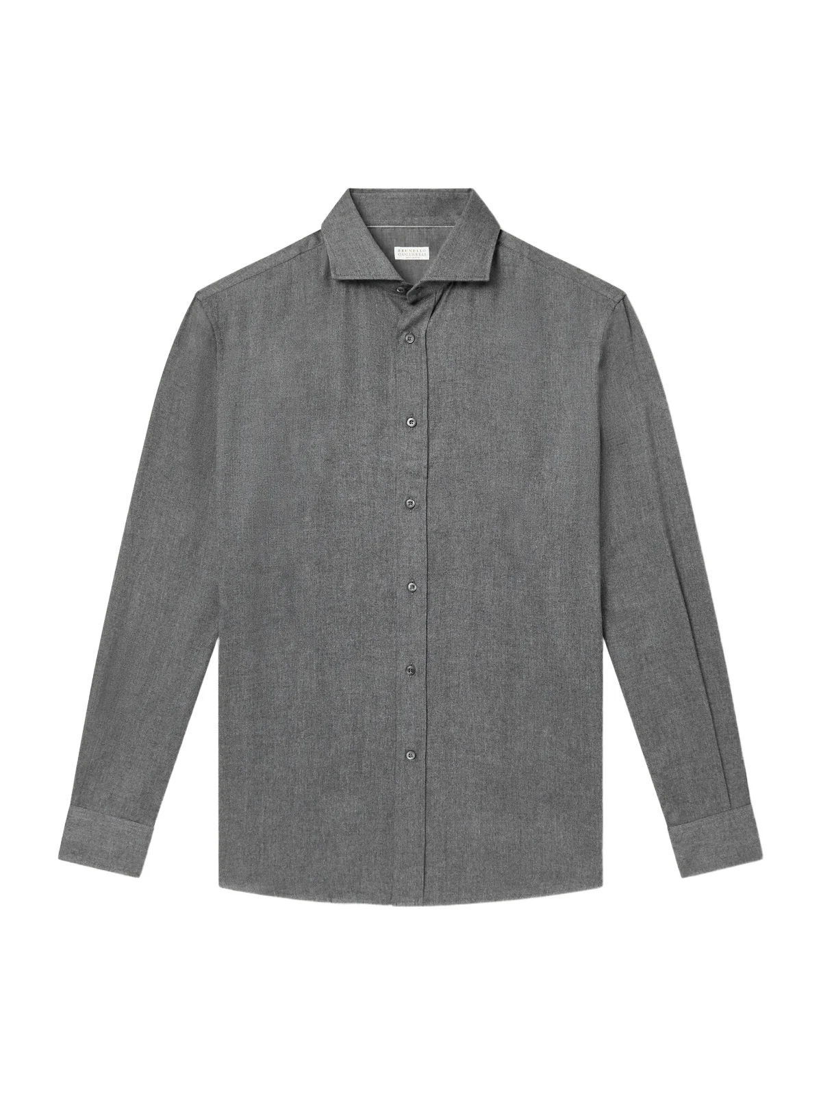 Brunello Cucinelli Herringbone Cotton and Lyocell-Blend Shirt - Men