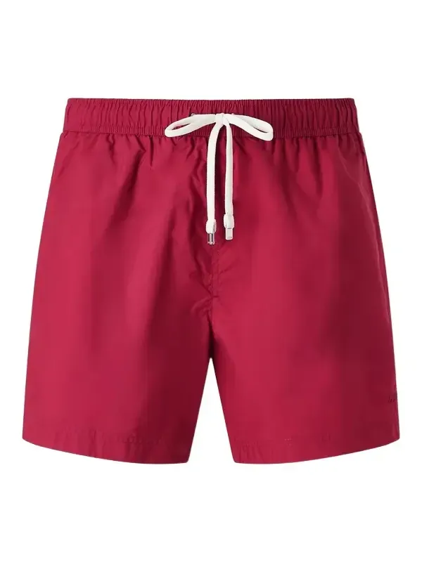 Straight-Leg Mid-Length Swim Shorts - Men Straight-Leg Mid-Length Swim Shorts - Men