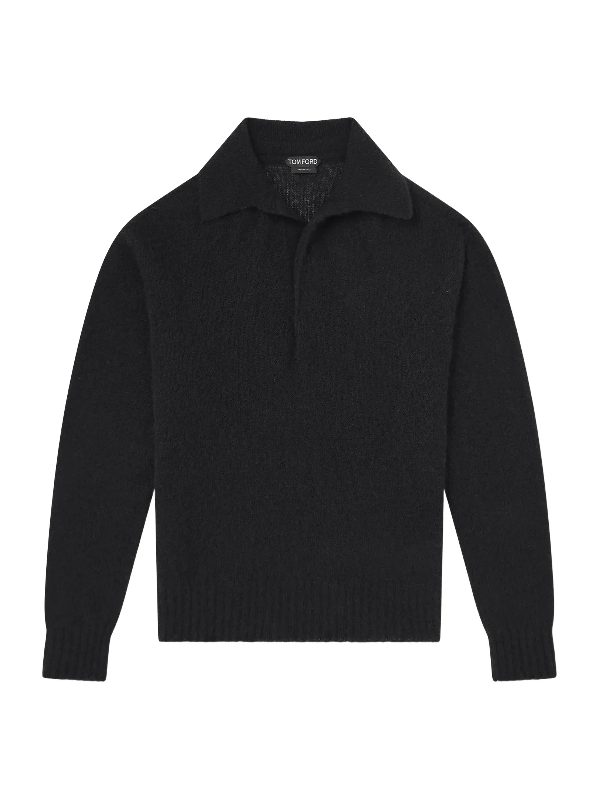Cashmere and Silk-Blend Polo Sweater - Men