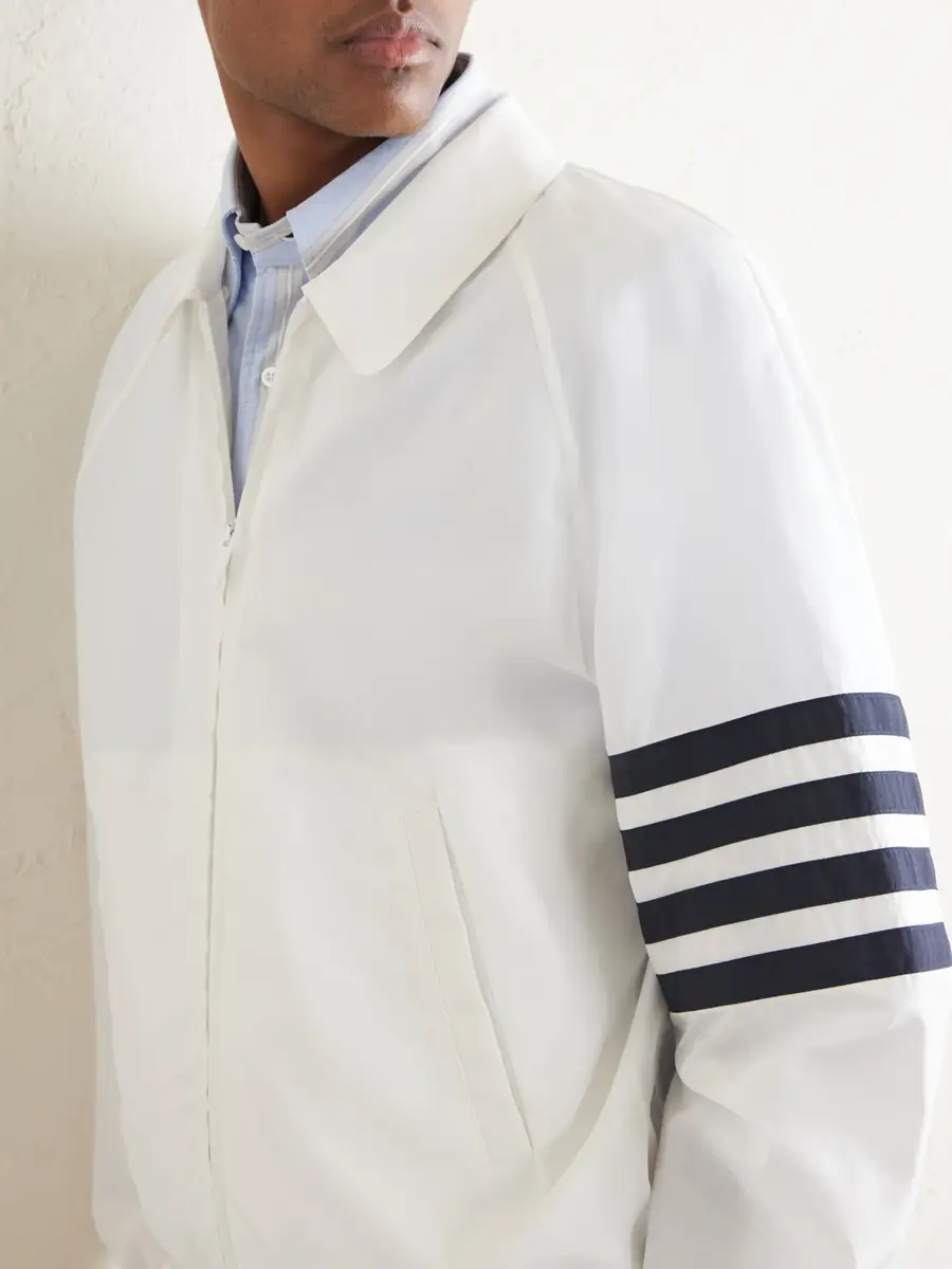 Thom Browne Striped Ripstop Track Jacket - Men | Thumbnail 5