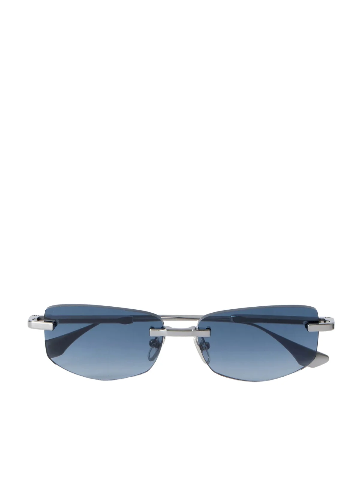 DITA Trysim.75 Square-Frame Silver-Tone Titanium Sunglasses - Men
