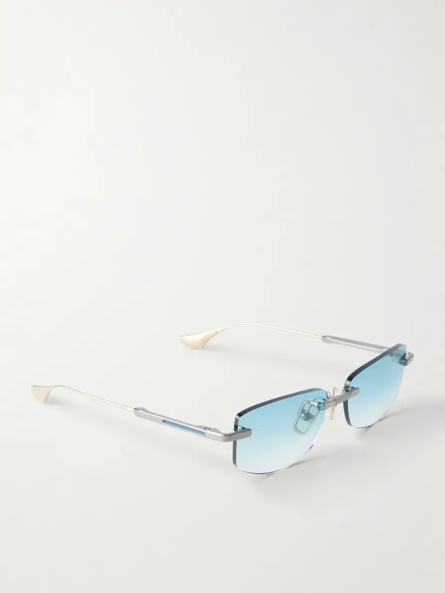 DITA Trysim.75 Square-Frame Gold and Silver-Tone Titanium Sunglasses - Men | Thumbnail 4 DITA Trysim.75 Square-Frame Gold and Silver-Tone Titanium Sunglasses - Men | Thumbnail 4
