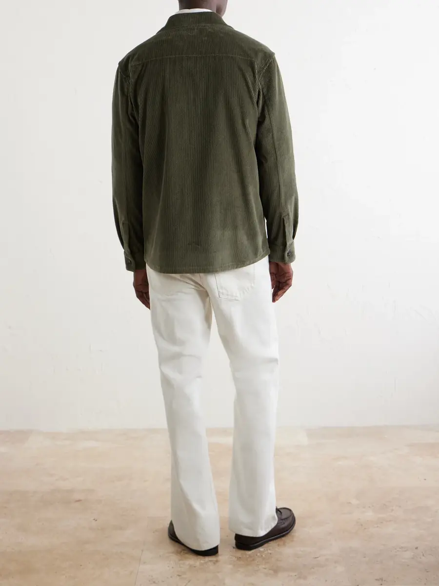Canali Cotton-Corduroy Overshirt - Men | Thumbnail 4 Canali Cotton-Corduroy Overshirt - Men | Thumbnail 4