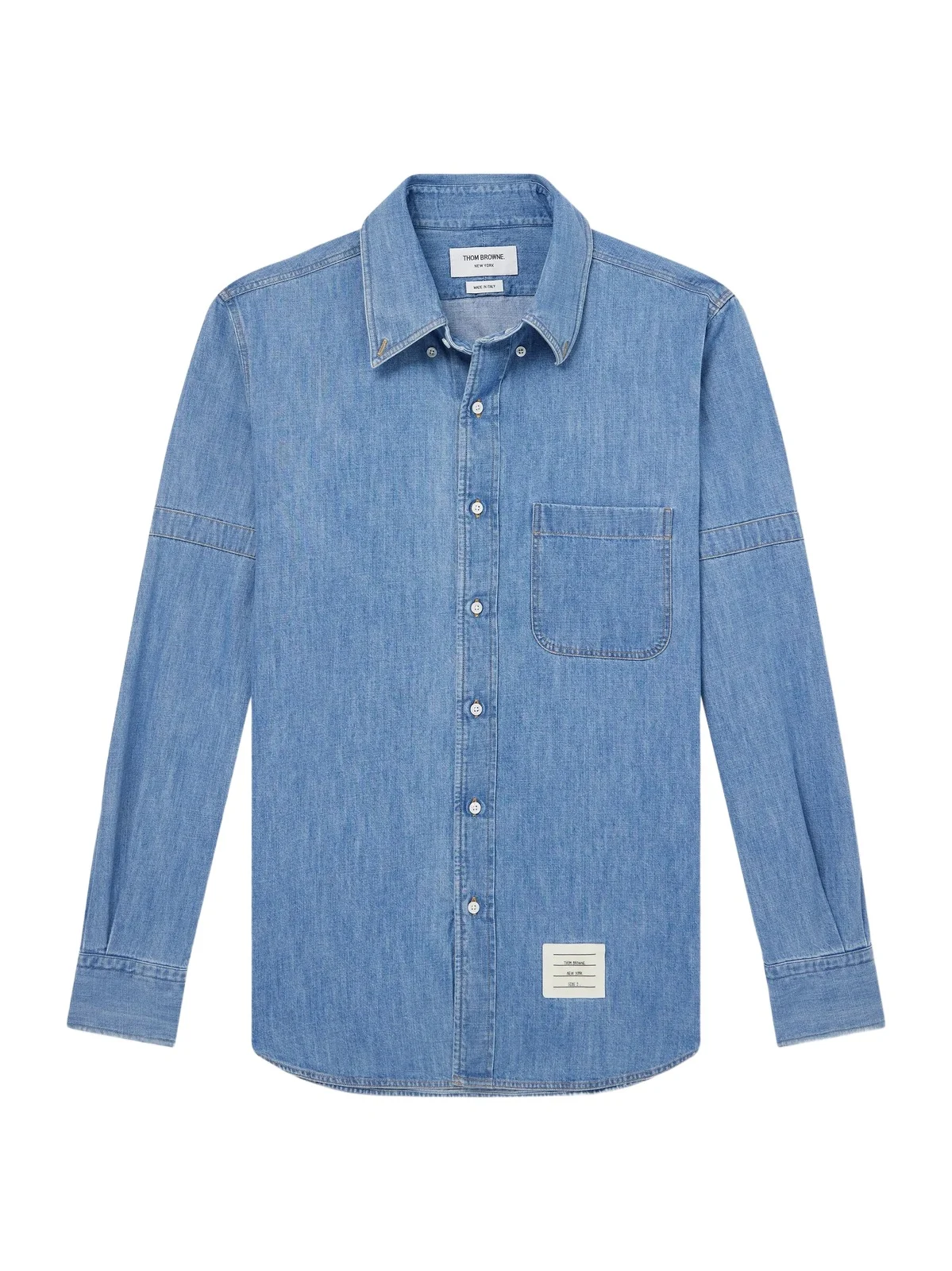 Denim-Effect Cotton Shirt - Men