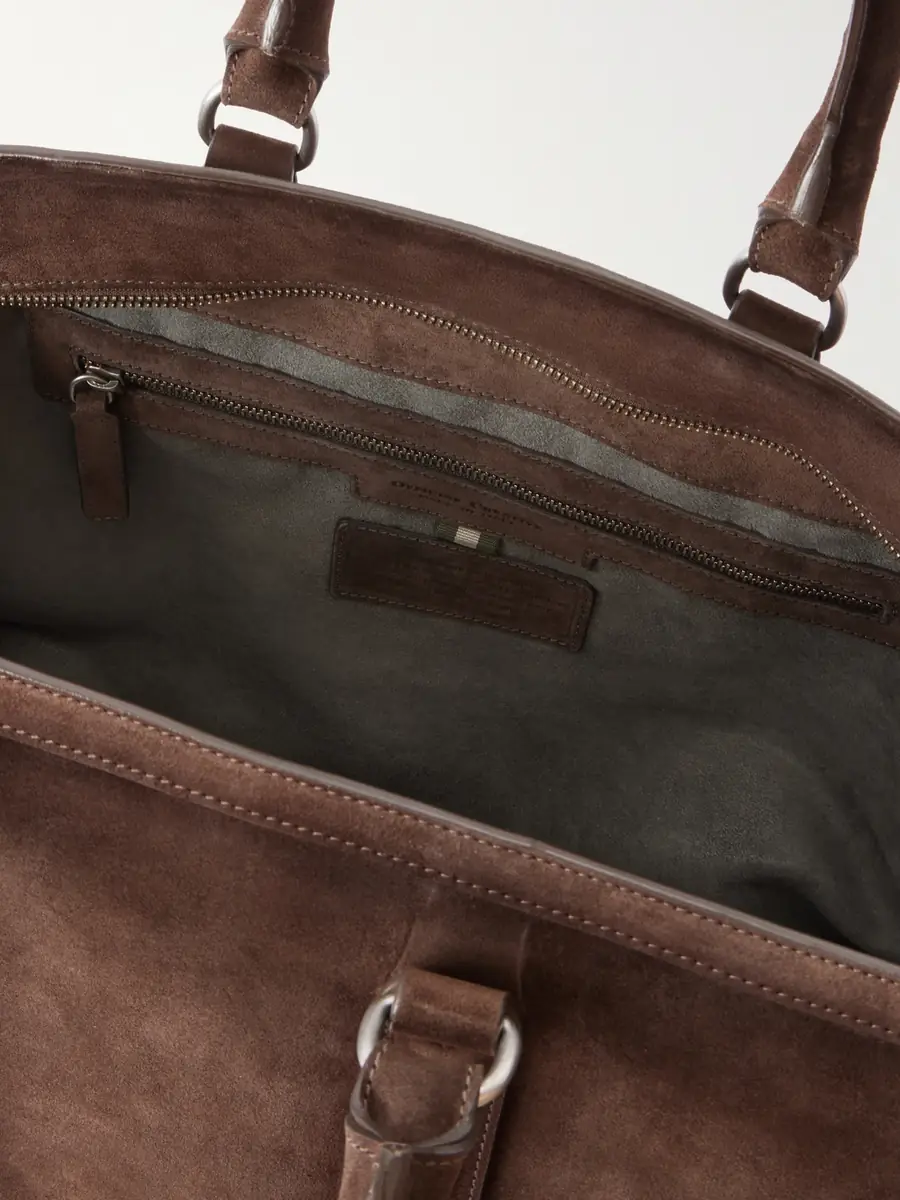 Officine Creative Quentin 009 Suede Weekend Bag - Men | Thumbnail 6 Officine Creative Quentin 009 Suede Weekend Bag - Men | Thumbnail 6