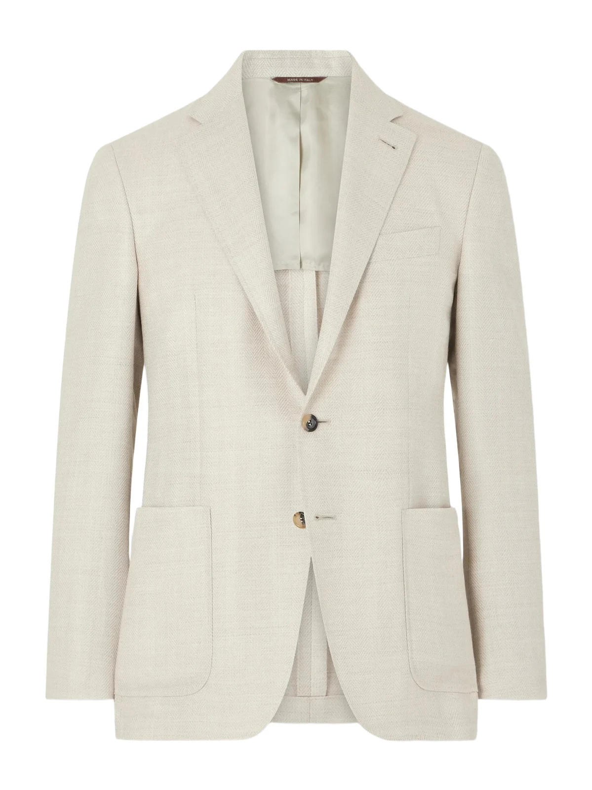 Kai Herringbone Wool, Linen and Silk-Blend Blazer - Men Kai Herringbone Wool, Linen and Silk-Blend Blazer - Men