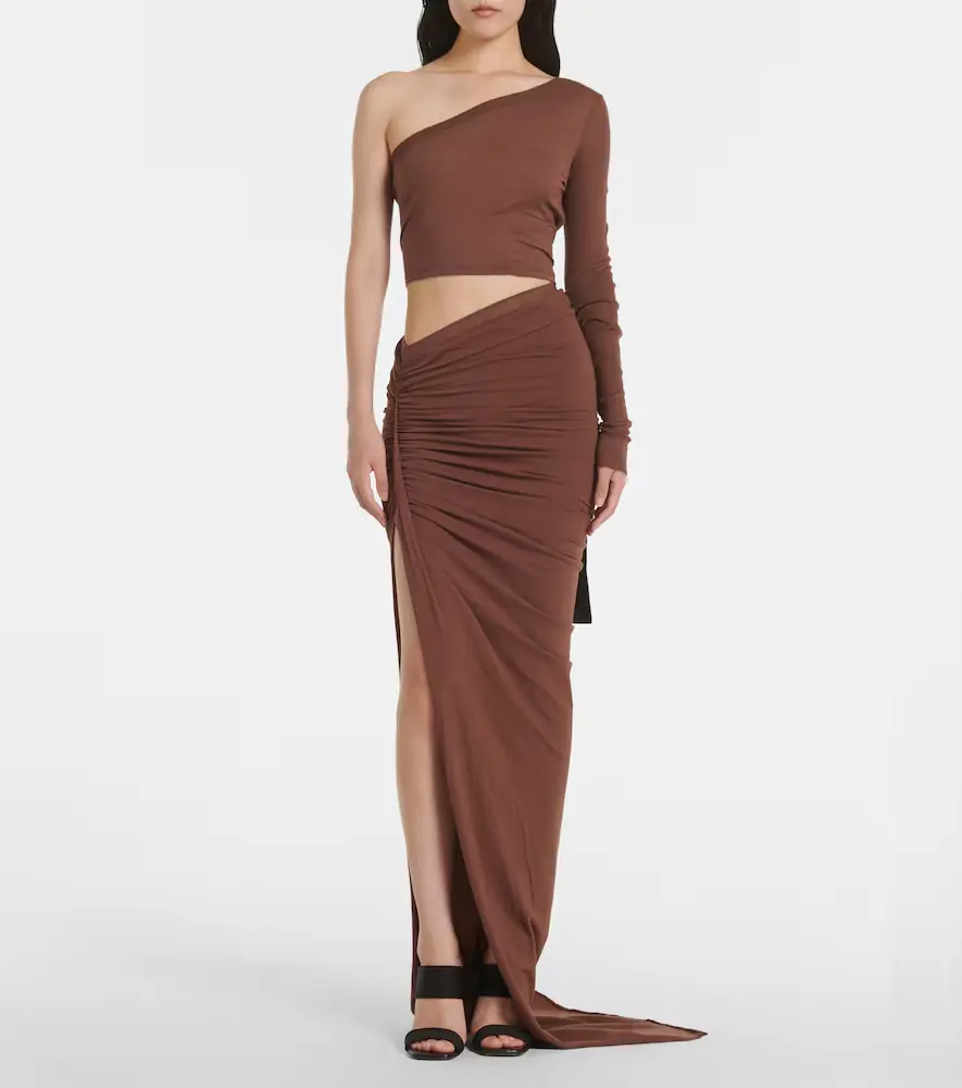 Rick Owens Ziggy cotton jersey top | Thumbnail 4