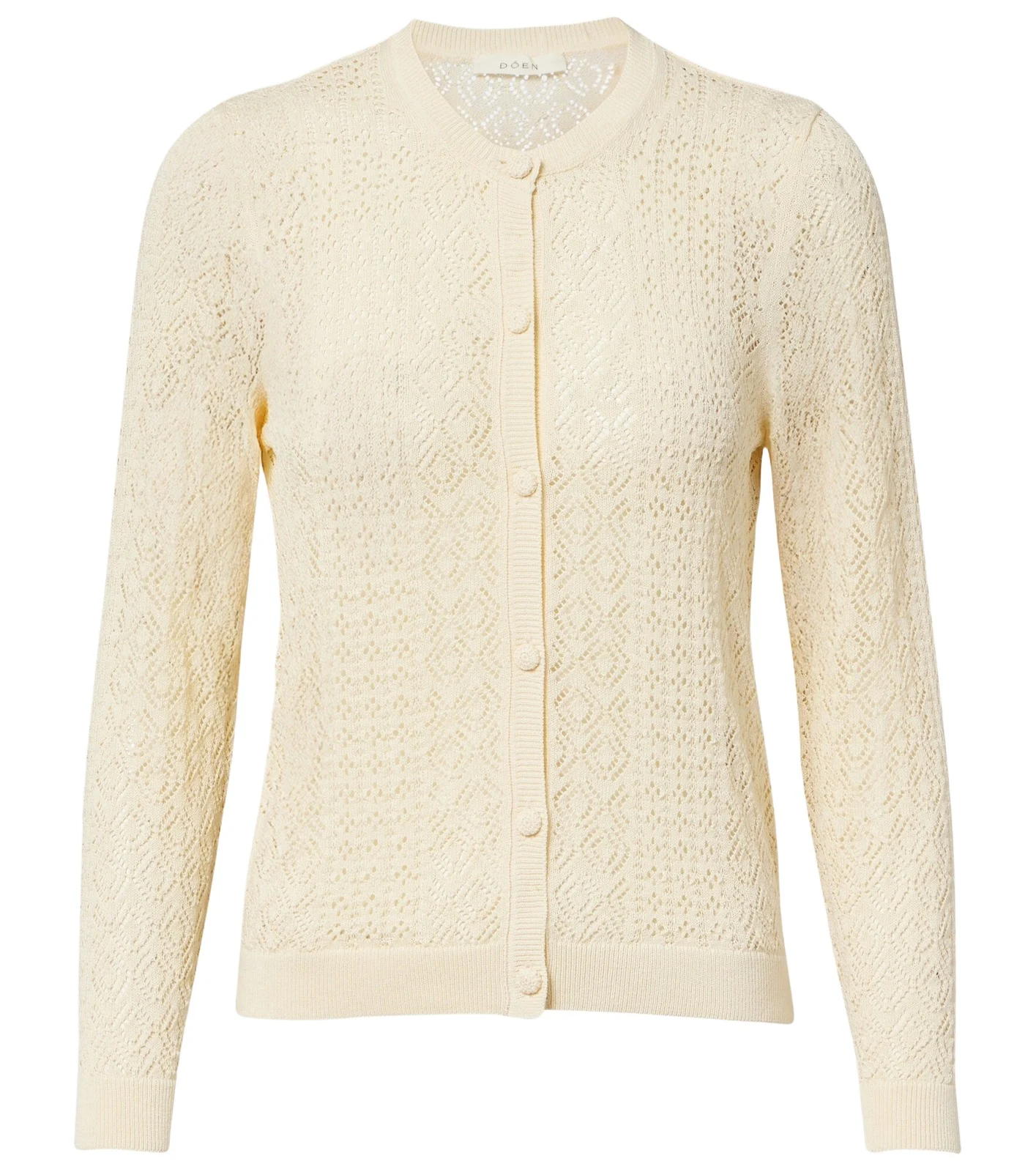 DÔEN Diane pointelle cardigan