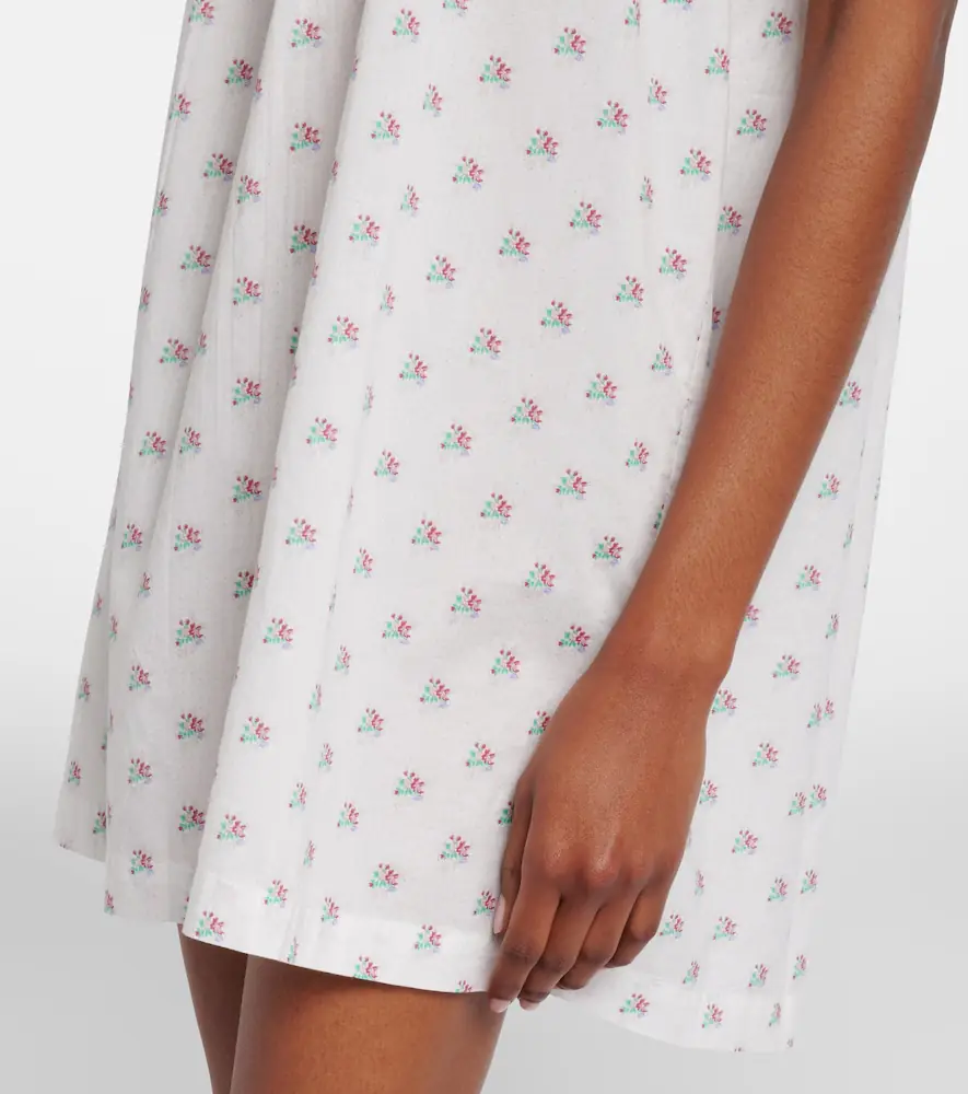 DÔEN Dôen Verity floral embroidered cotton minidress | Thumbnail 5