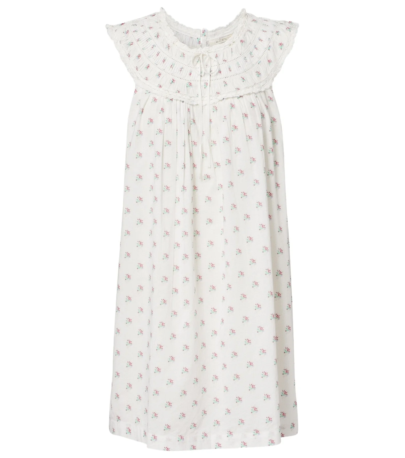 Verity floral embroidered cotton minidress